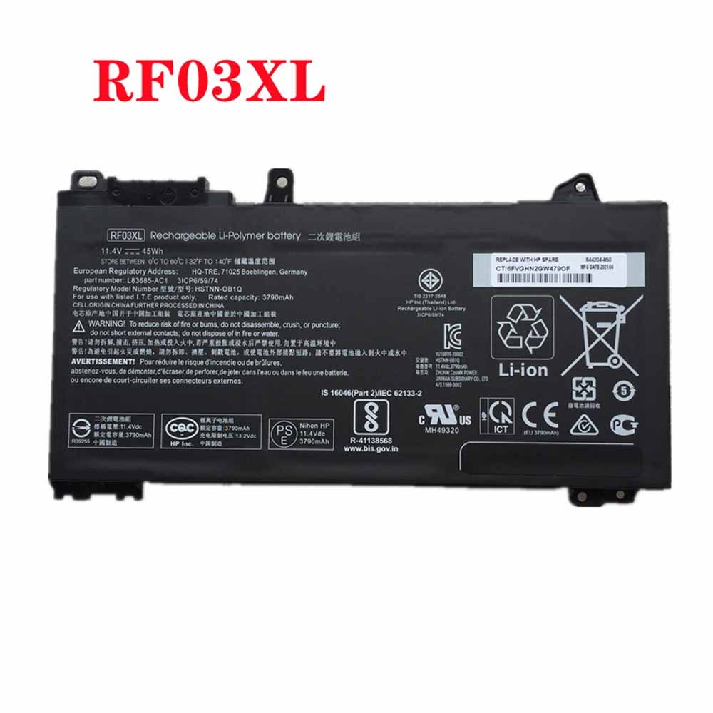 RF03XL Baterie do laptopów